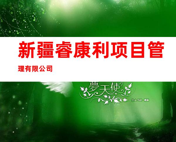 新疆睿康利项目管理有限公司